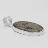 Dragon Bloodstone Silver Pendants