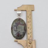 Dragon Bloodstone Silver Pendants