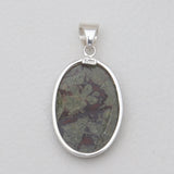 Dragon Bloodstone Silver Pendants