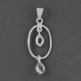 Herkimer Diamond 925 Sterling Silver Pendant