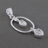 Herkimer Diamond 925 Sterling Silver Pendant