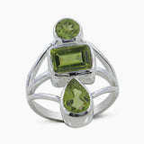 925 Sterling Silver Blue Topaz Ring