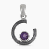 925 Sterling Silver Blue Topaz Pendants