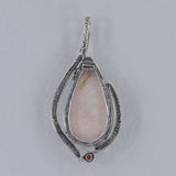 Rainbow Moonstone 925 Silver Pendant