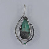 Rainbow Moonstone 925 Silver Pendant