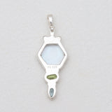 Abalone Shell Silver Pendants