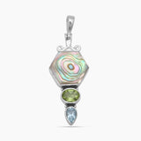 Abalone Shell Silver Pendants