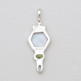 Abalone Shell Silver Pendants