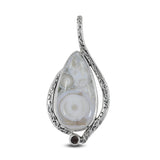 Rainbow Moonstone 925 Silver Pendant