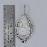 Rainbow Moonstone 925 Silver Pendant