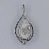 Rainbow Moonstone 925 Silver Pendant