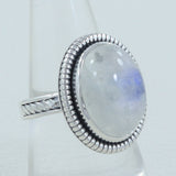 Hackmanite Silver Ring