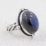 Larimar Silver Ring