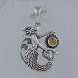 Rainbow Moonstone 925 Silver Pendant