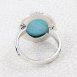 Larimar Silver Ring