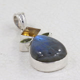 925 Sterling Silver Labradorite Designer Pendant