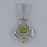 Citrine Pendant 925 Sterling Silver