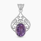 925 Sterling Silver Citrine Pendants