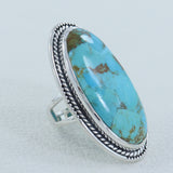 Boulder Turquoise  Silver Ring