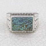 Tibetan Turquoise Silver Ring