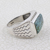 Tibetan Turquoise Silver Ring