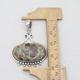 Rainforest Jasper Silver Pendants
