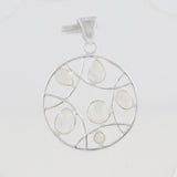 Rainbow Moonstone 925 Sterling Silver Pendant