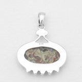 Rainforest Jasper Silver Pendants