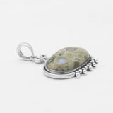 Rainforest Jasper Silver Pendants