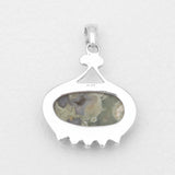 Rainforest Jasper Silver Pendants