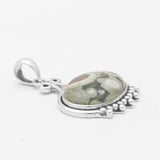 Rainforest Jasper Silver Pendants