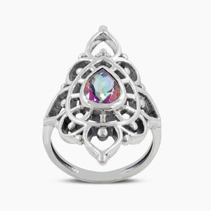 Garnet Silver Rings
