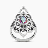 Garnet Silver Rings