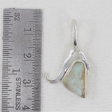 925 Silver Raw Amethyst Pendant