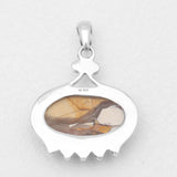 Brecciated Mookaite Silver Pendants