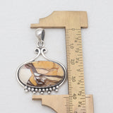 Brecciated Mookaite Silver Pendants