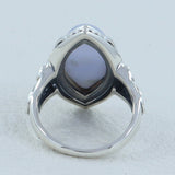 Crazy Lace Agate Silver  Ring