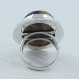 Dendritic Opal Silver Rings
