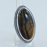 Dendritic Opal Silver Rings