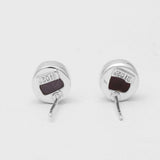 Ruby Silver Stud Earrings