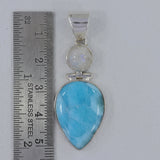 Larimar 925 Silver Pendant