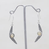 Ethiopian Opal Silver Earrings