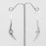 Ethiopian Opal Silver Earrings