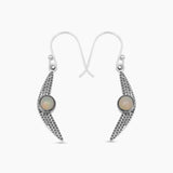Ethiopian Opal Silver Earrings