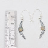 Ethiopian Opal Silver Earrings