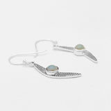 Ethiopian Opal Silver Earrings