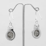 925 Sterling Silver Pyrite Earrings
