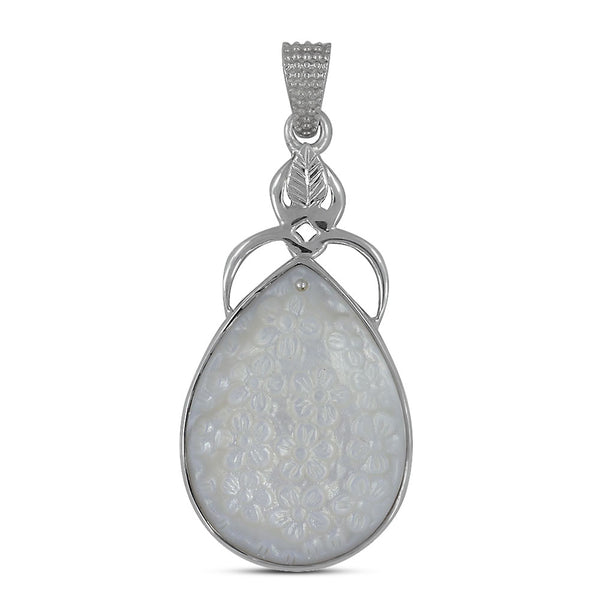 925 Silver White Mother of Pearl Designer Pendant