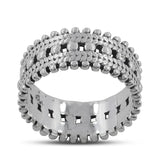925 Sterling Silver Wide Band Rings