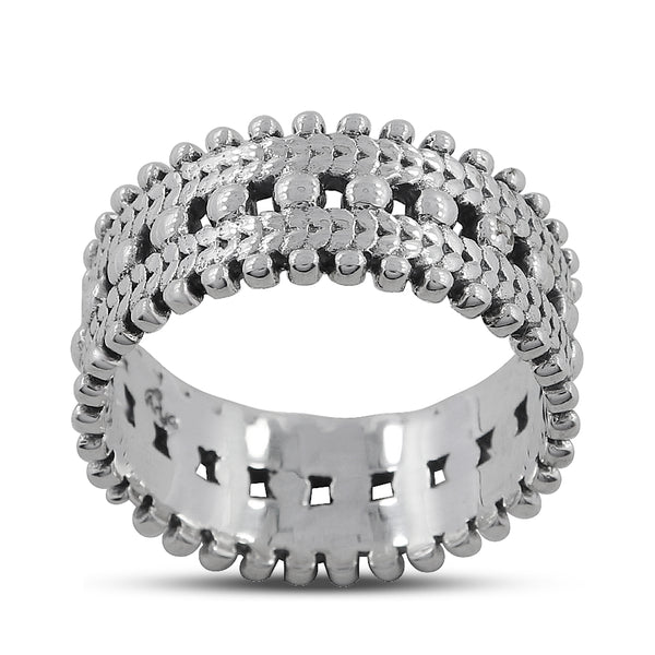 925 Sterling Silver Wide Band Rings